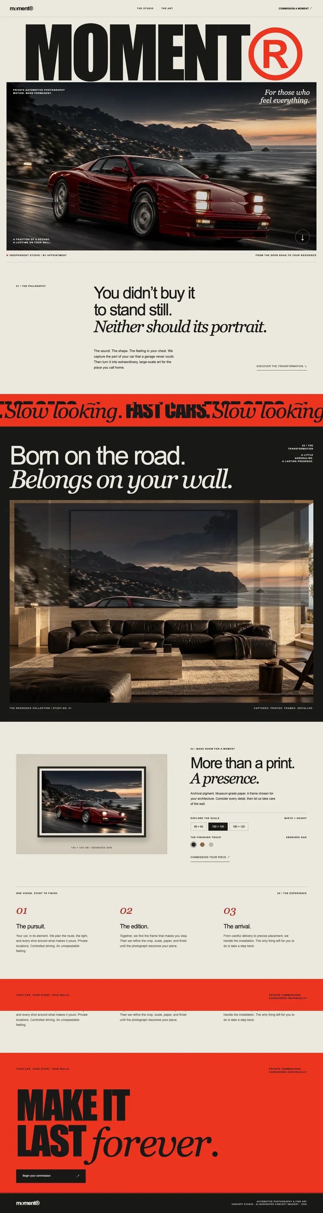 Moment concept site