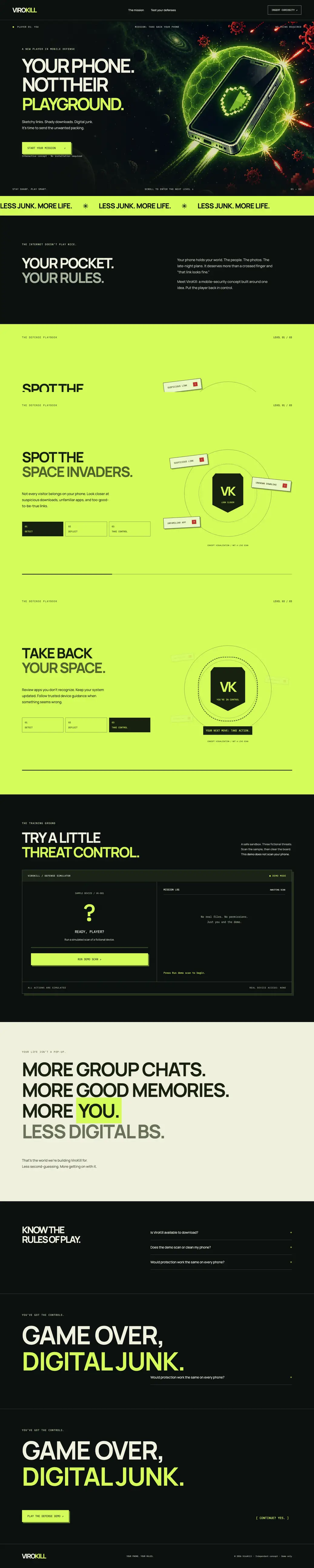 ViroKill concept site